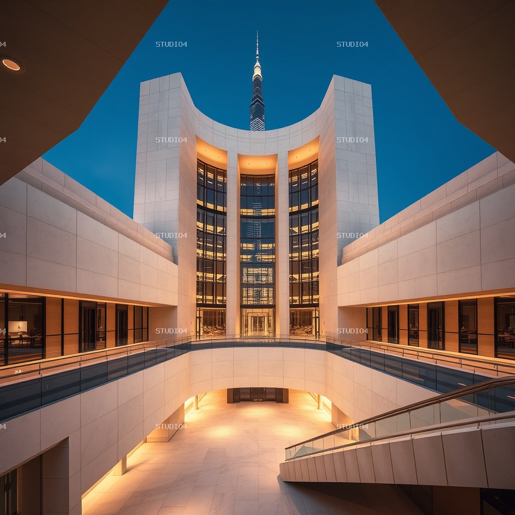 Urban Geometry at Dusk 018